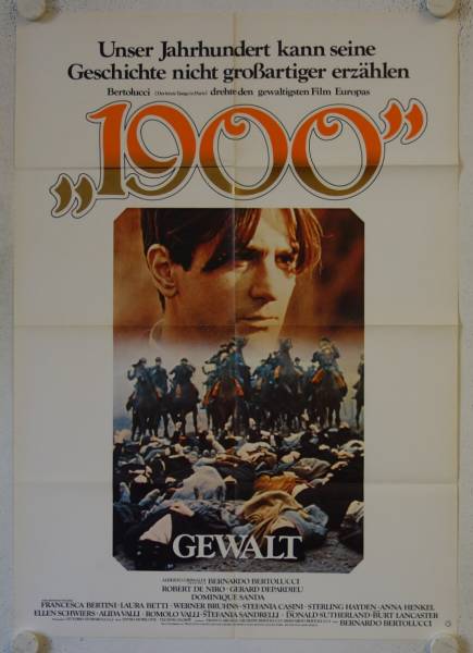 1900 - Novecento originale deutsche Filmplakate (3)